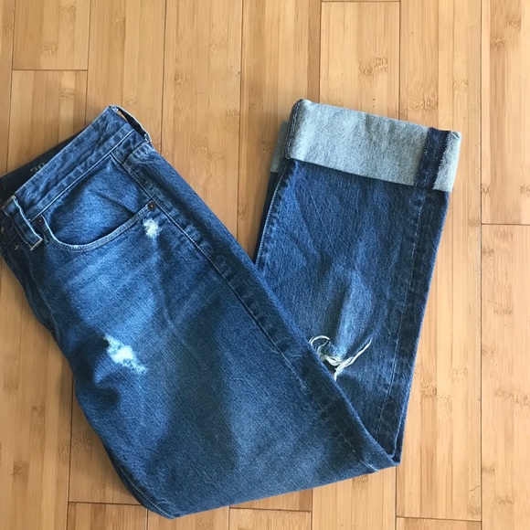 J. Crew  Slim 10” Rise distressed - Picture 4 of 6